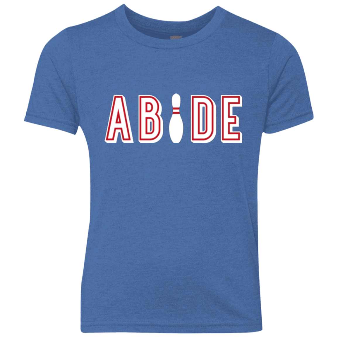 Abide The Dude Big Lebowski Youth Triblend T-Shirt