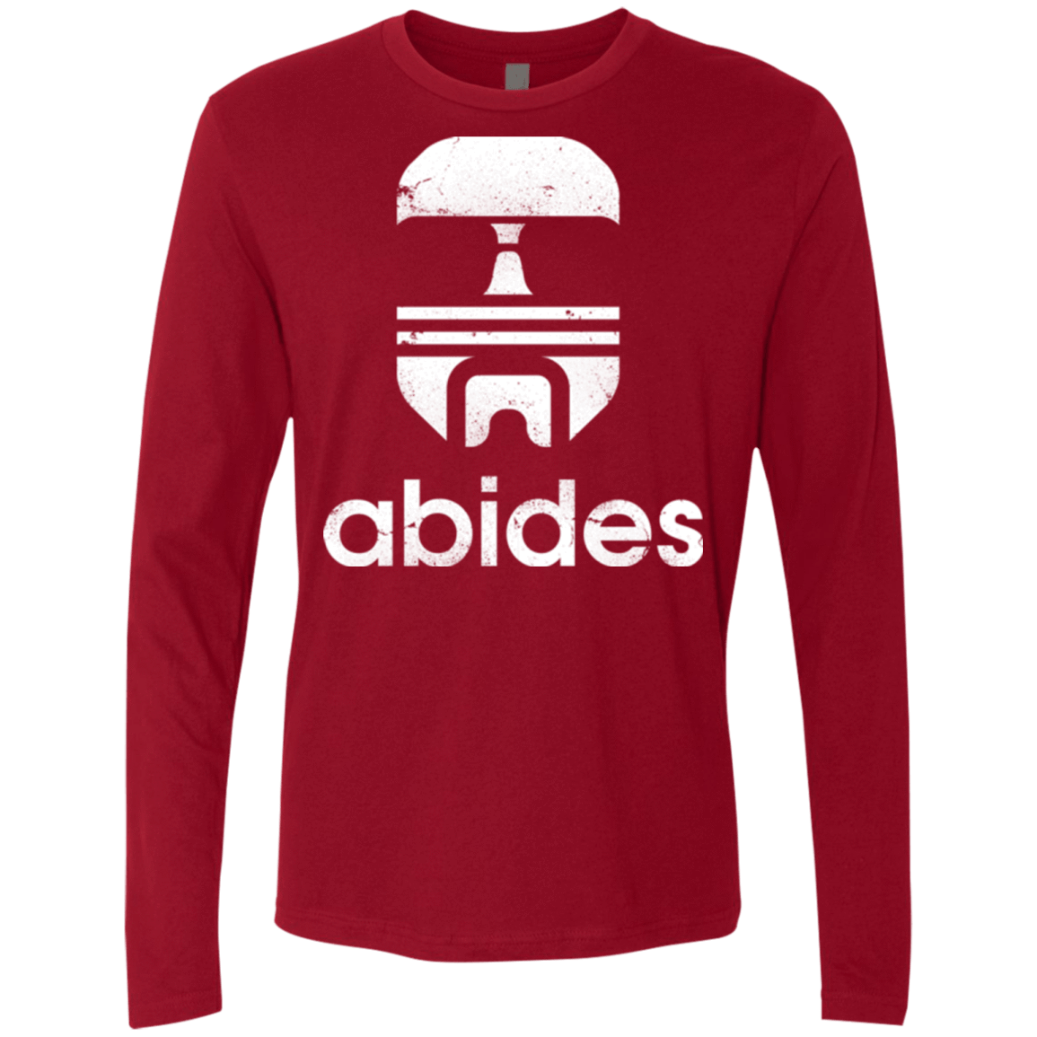 T-Shirts Cardinal / Small Abides Men's Premium Long Sleeve