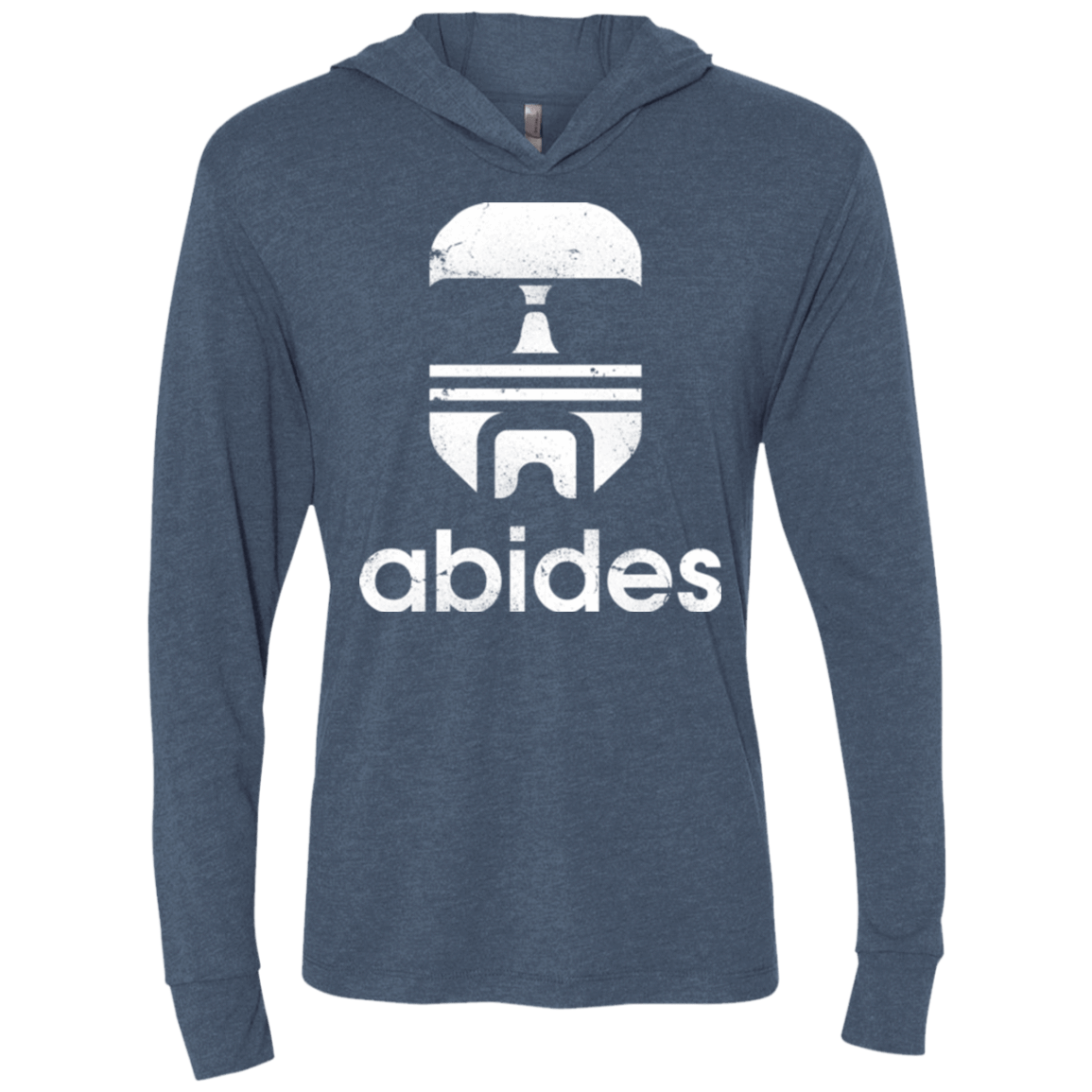 T-Shirts Indigo / X-Small Abides Triblend Long Sleeve Hoodie Tee