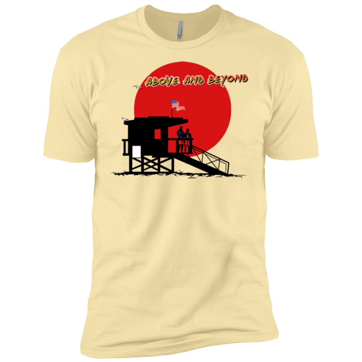 T-Shirts Banana Cream / X-Small Above And Beyond Men's Premium T-Shirt