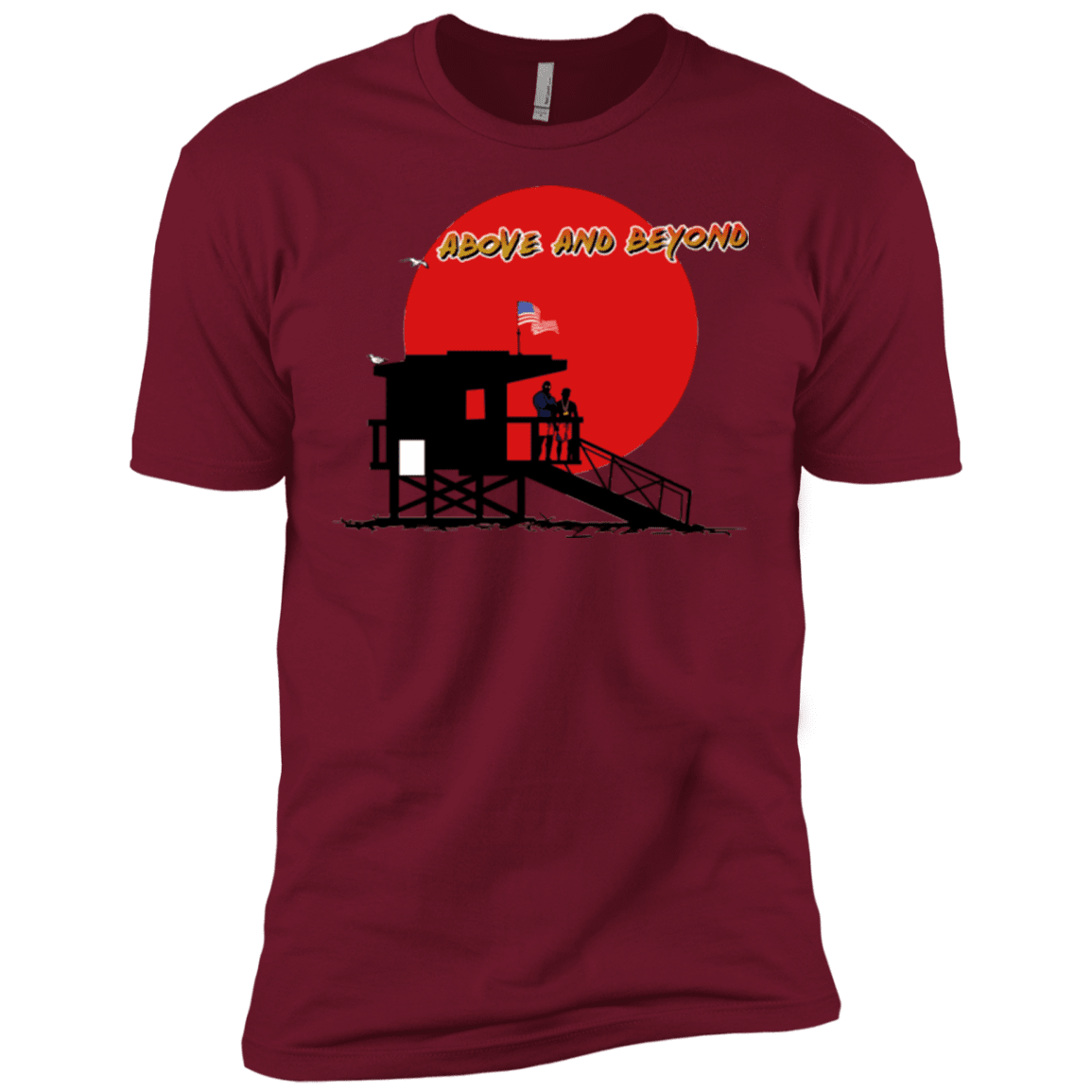 T-Shirts Cardinal / X-Small Above And Beyond Men's Premium T-Shirt