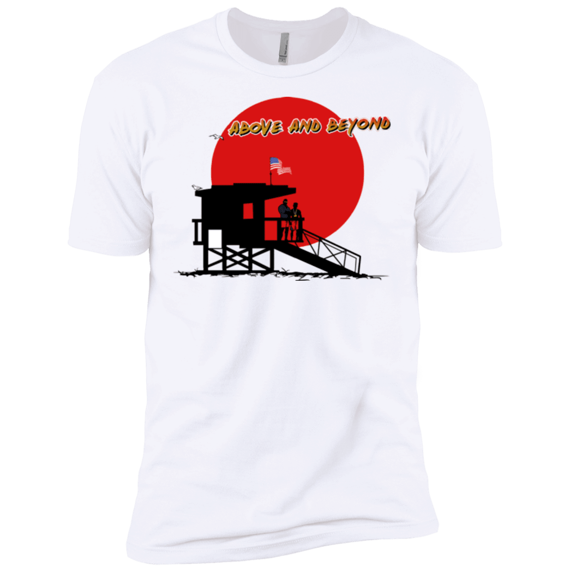 T-Shirts White / X-Small Above And Beyond Men's Premium T-Shirt