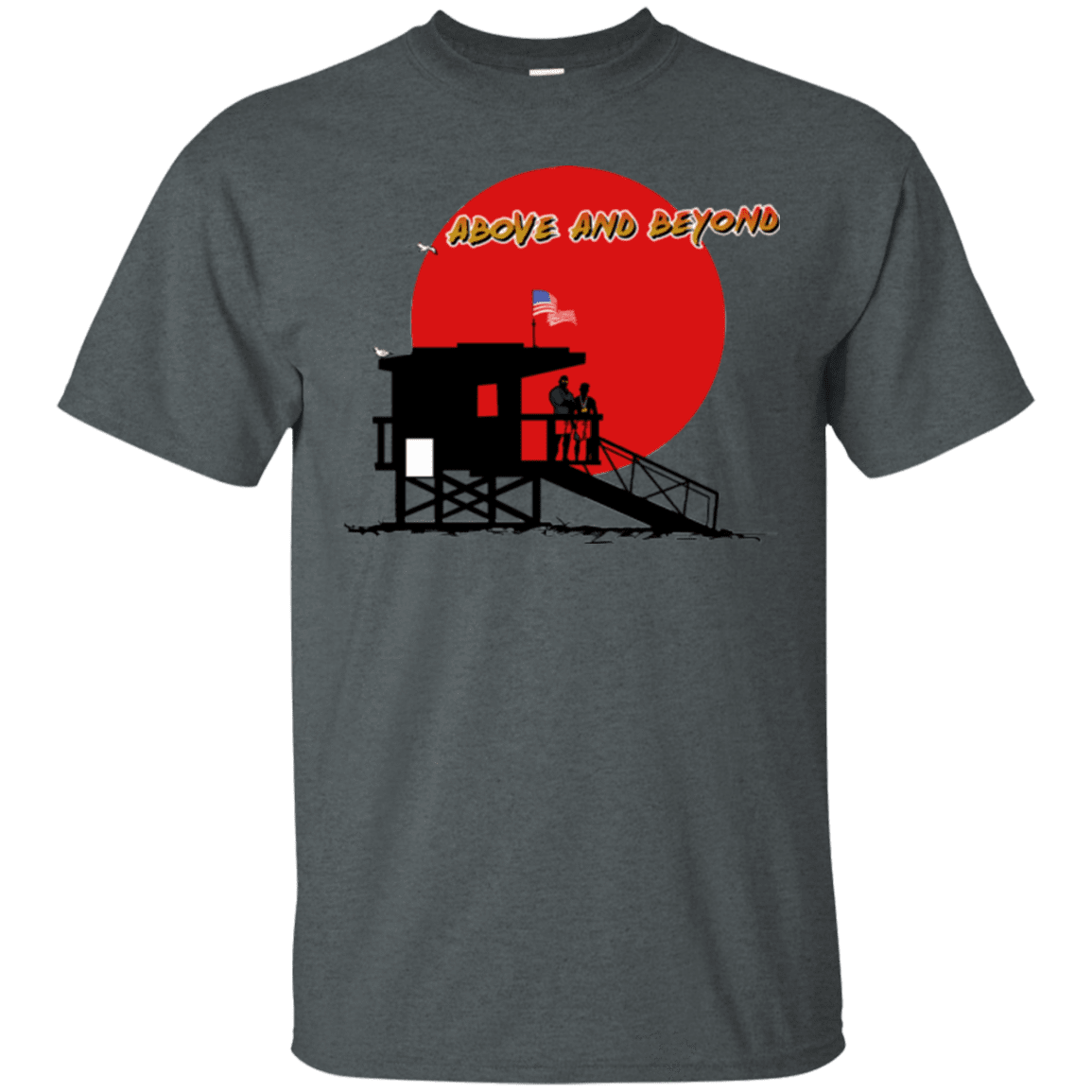 T-Shirts Dark Heather / Small Above And Beyond T-Shirt