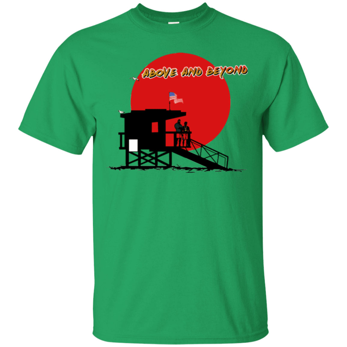 T-Shirts Irish Green / Small Above And Beyond T-Shirt