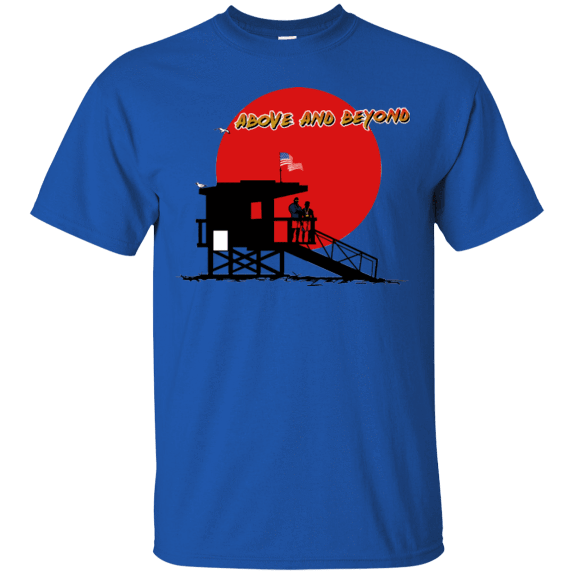 T-Shirts Royal / Small Above And Beyond T-Shirt