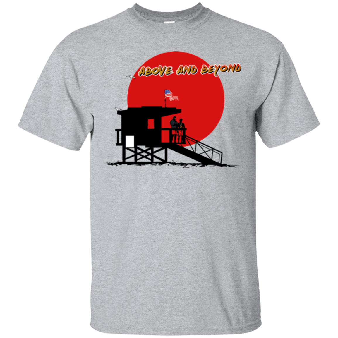 T-Shirts Sport Grey / Small Above And Beyond T-Shirt