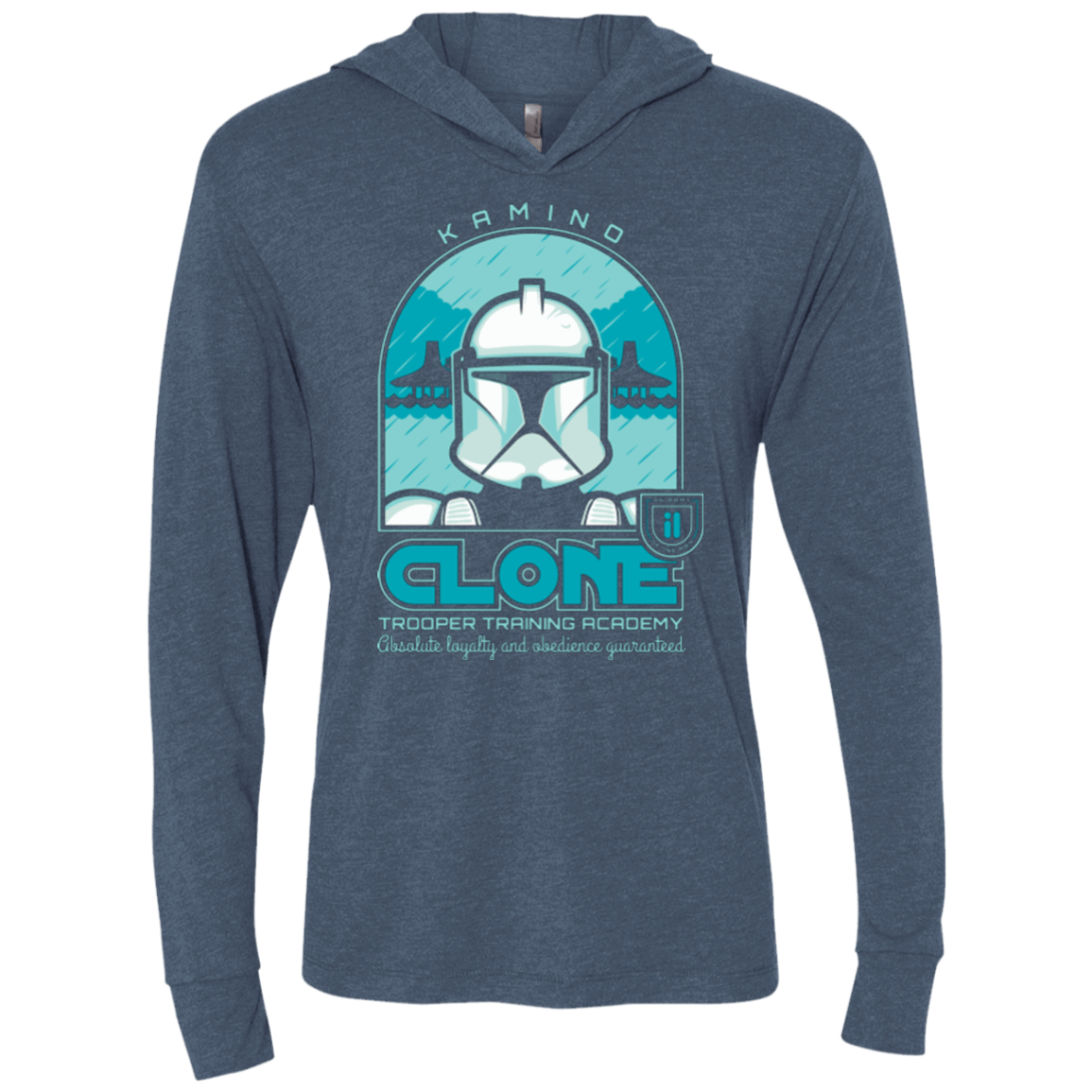 T-Shirts Indigo / X-Small Absolute Loyalty Triblend Long Sleeve Hoodie Tee