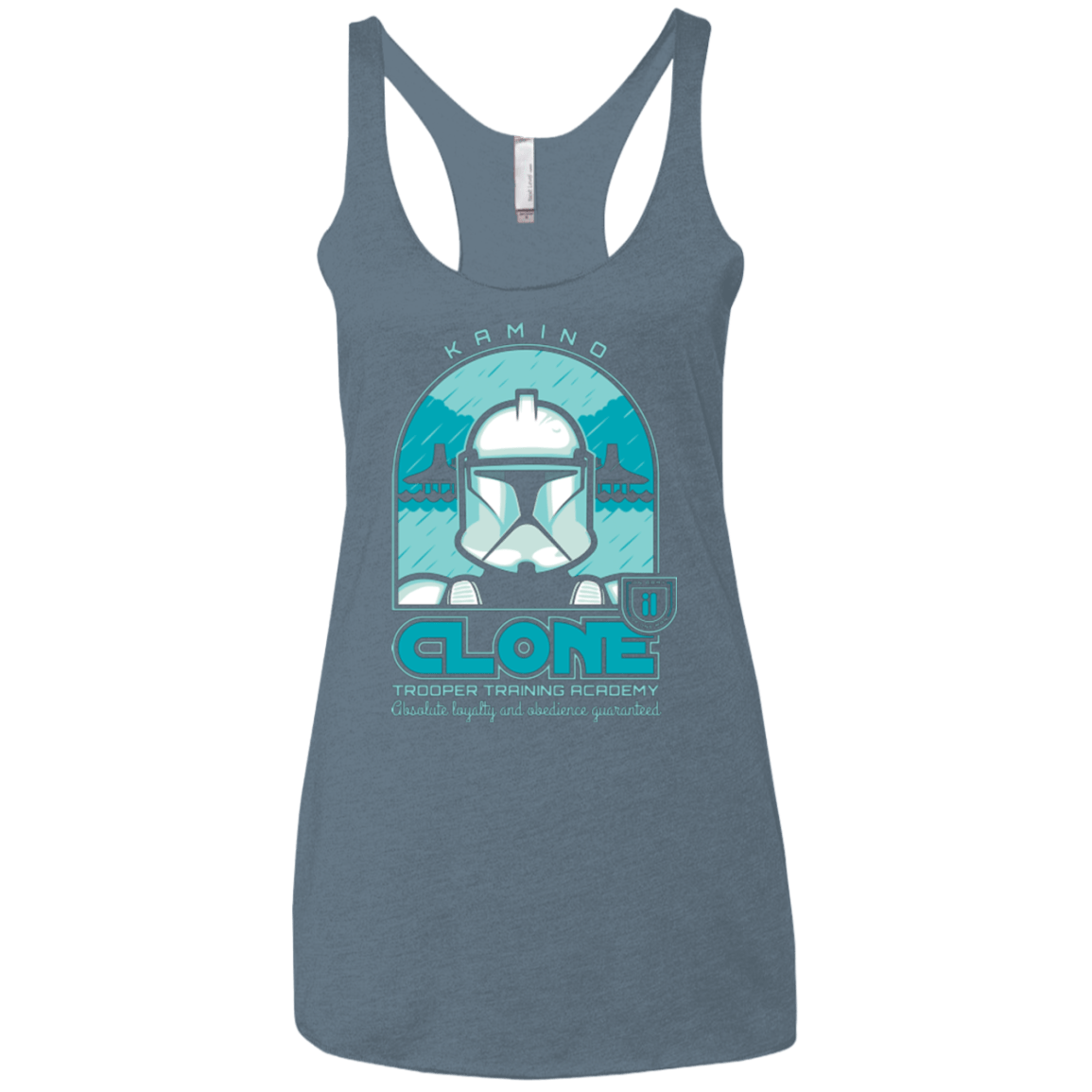 T-Shirts Indigo / X-Small Absolute Loyalty Women's Triblend Racerback Tank