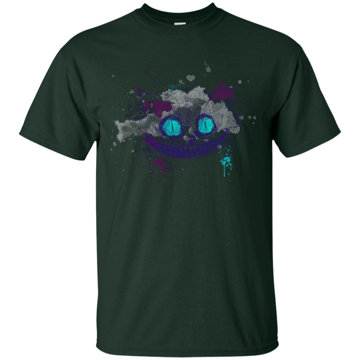 T-Shirts Forest Green / Small Abstract Cheshire T-Shirt