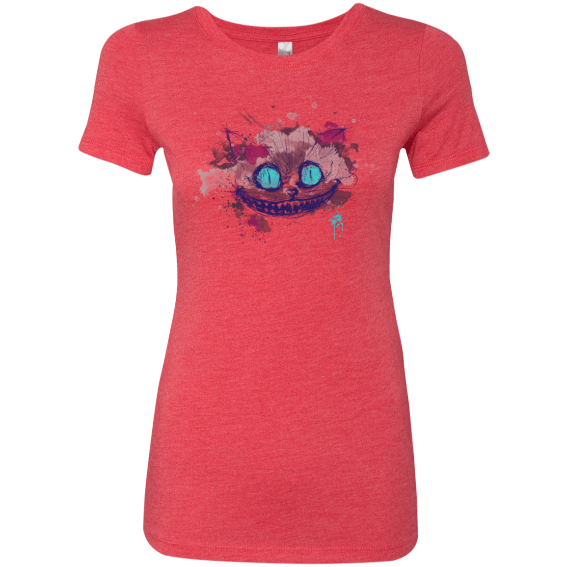 T-Shirts Vintage Red / Small Abstract Cheshire Women's Triblend T-Shirt