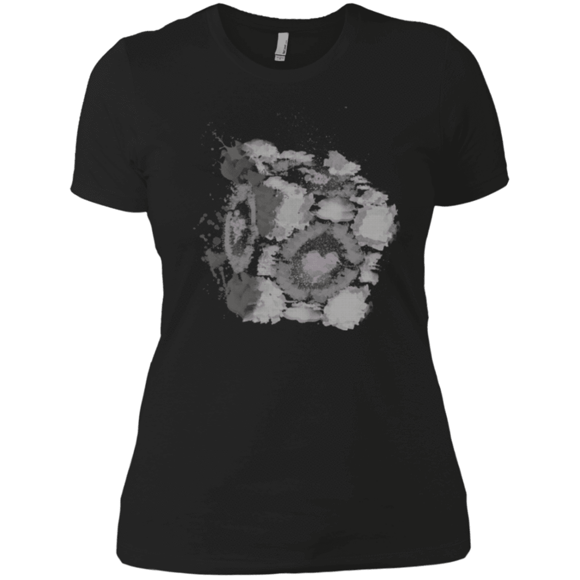 T-Shirts Black / X-Small Abstract Cube Women's Premium T-Shirt