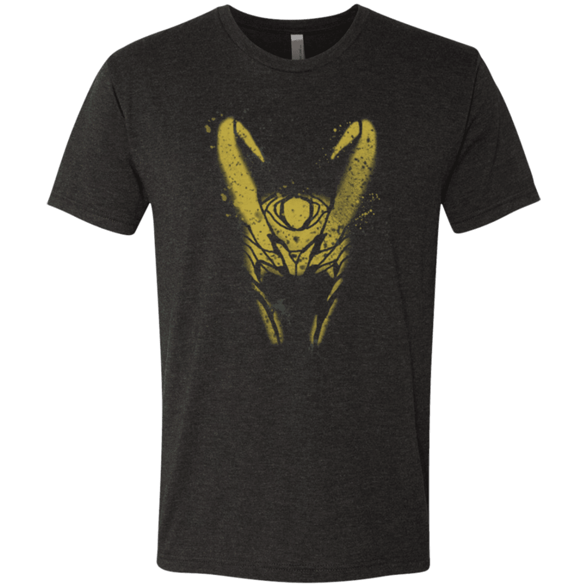 T-Shirts Vintage Black / Small Abstract Helmet God Men's Triblend T-Shirt