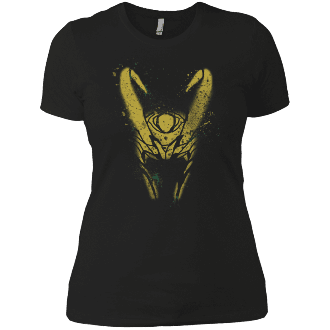 T-Shirts Black / X-Small Abstract Helmet God Women's Premium T-Shirt