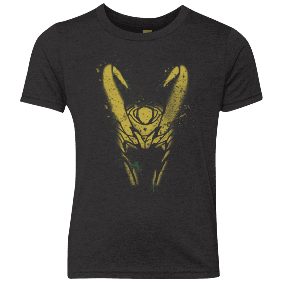 T-Shirts Vintage Black / YXS Abstract Helmet God Youth Triblend T-Shirt