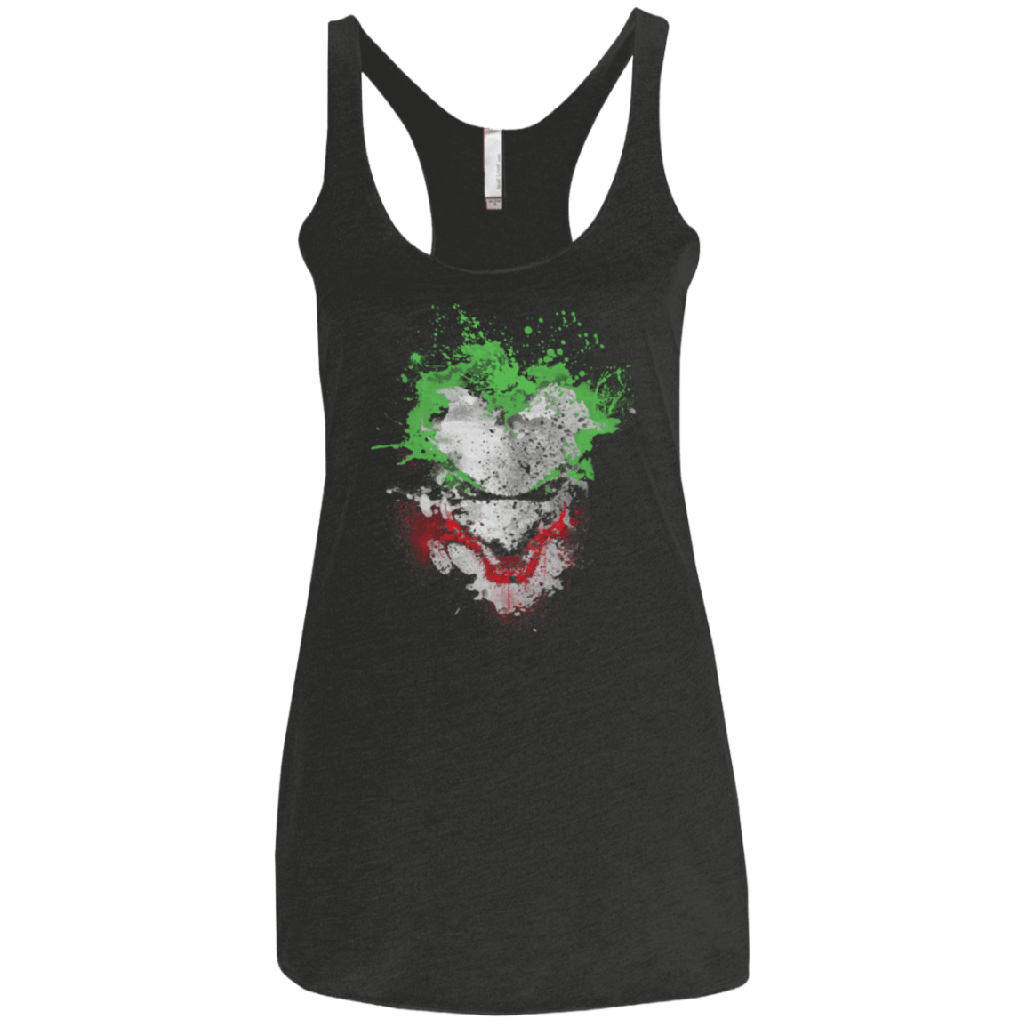 T-Shirts Vintage Black / X-Small Abstract Hilarious Women's Triblend Racerback Tank