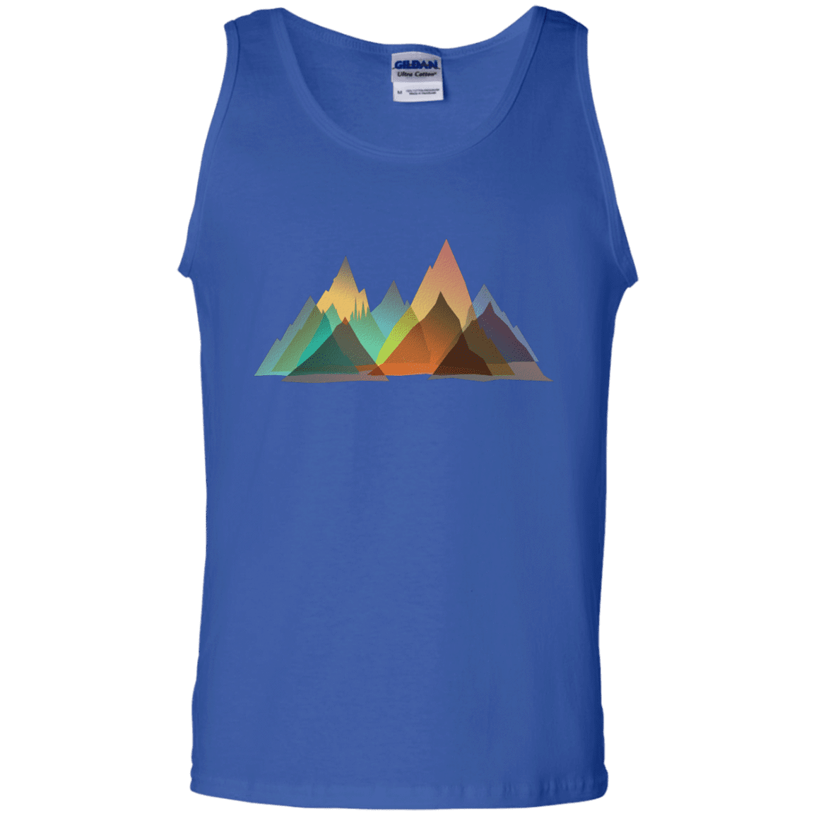 T-Shirts Royal / S Abstract Range Men's Tank Top