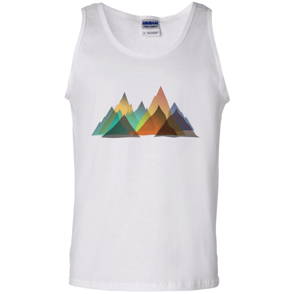 T-Shirts White / S Abstract Range Men's Tank Top
