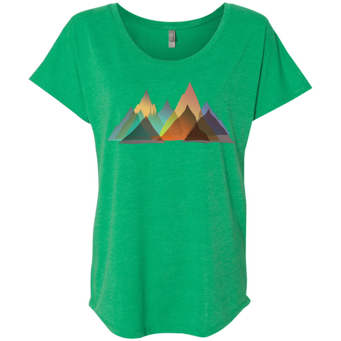 T-Shirts Envy / X-Small Abstract Range Triblend Dolman Sleeve