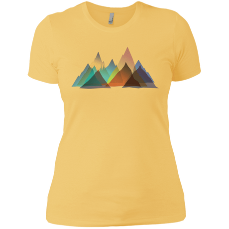 T-Shirts Banana Cream/ / X-Small Abstract Range Women's Premium T-Shirt