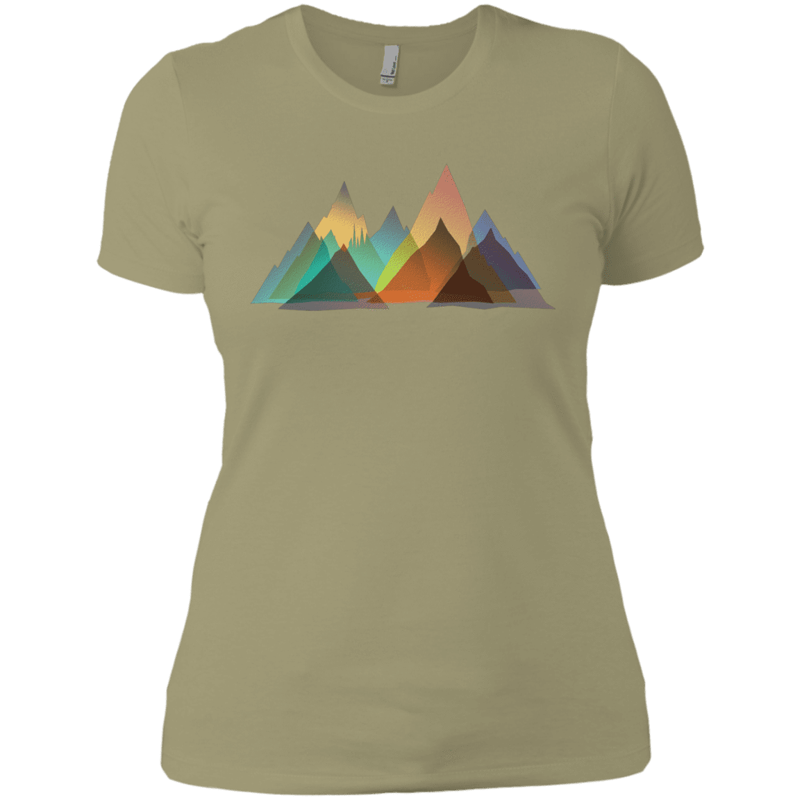 T-Shirts Light Olive / X-Small Abstract Range Women's Premium T-Shirt