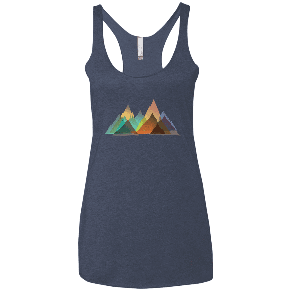 T-Shirts Vintage Navy / X-Small Abstract Range Women's Triblend Racerback Tank