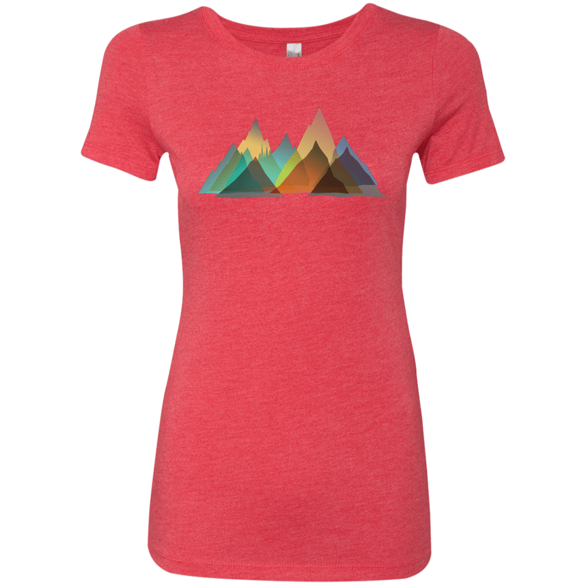 T-Shirts Vintage Red / S Abstract Range Women's Triblend T-Shirt