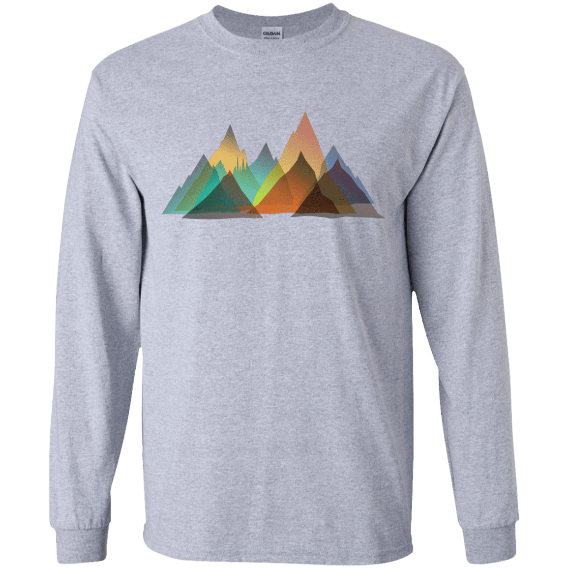T-Shirts Sport Grey / YS Abstract Range Youth Long Sleeve T-Shirt