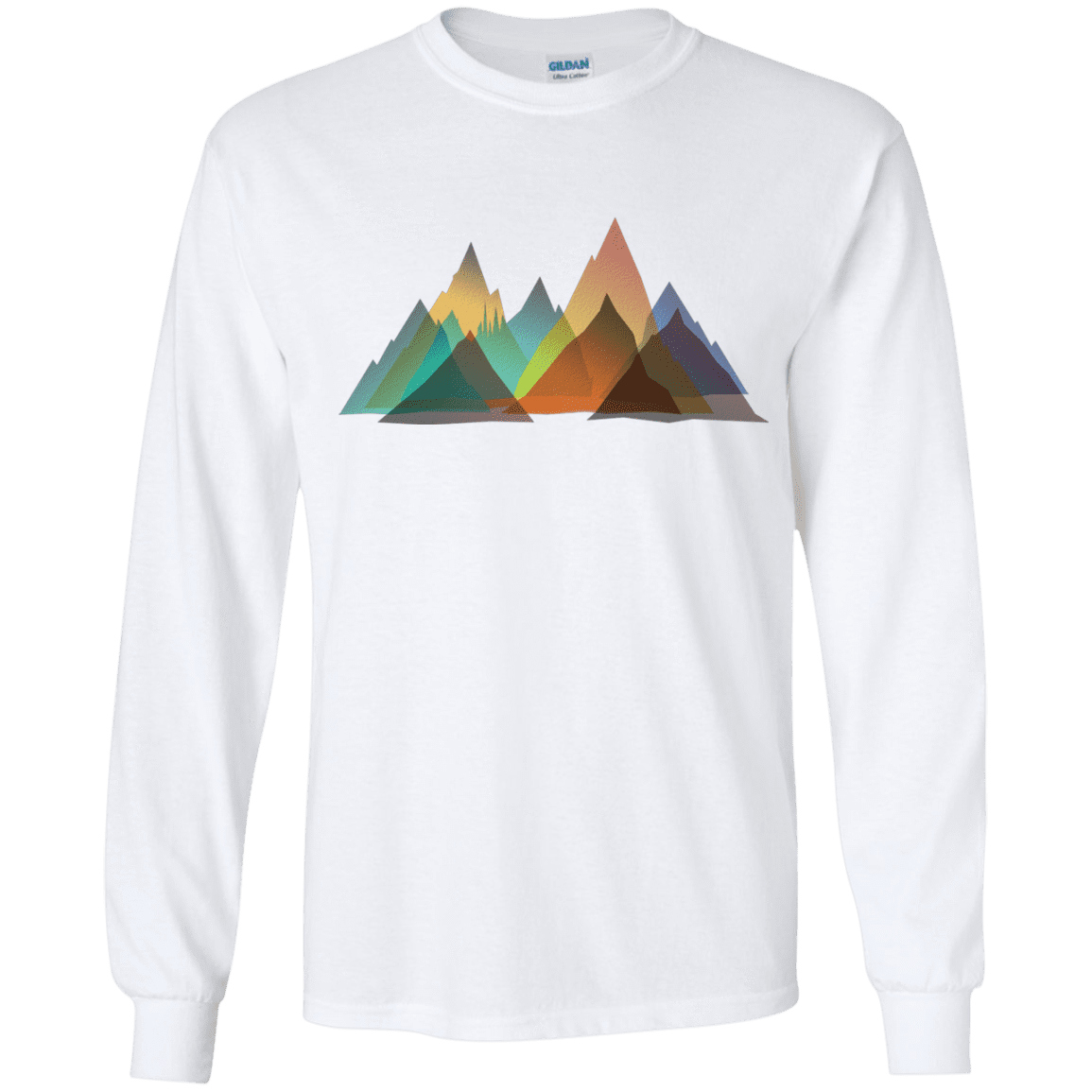 T-Shirts White / YS Abstract Range Youth Long Sleeve T-Shirt