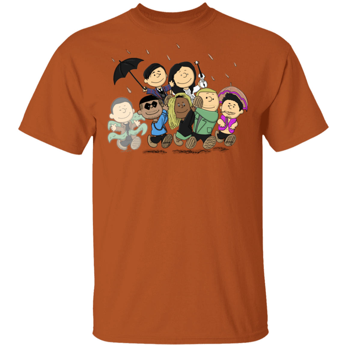 T-Shirts Texas Orange / S Academy Peanuts T-Shirt