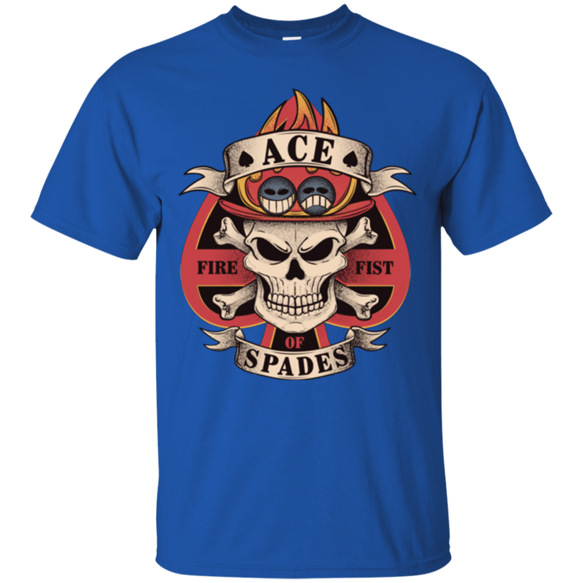T-Shirts Royal / Small Ace of Spades T-Shirt
