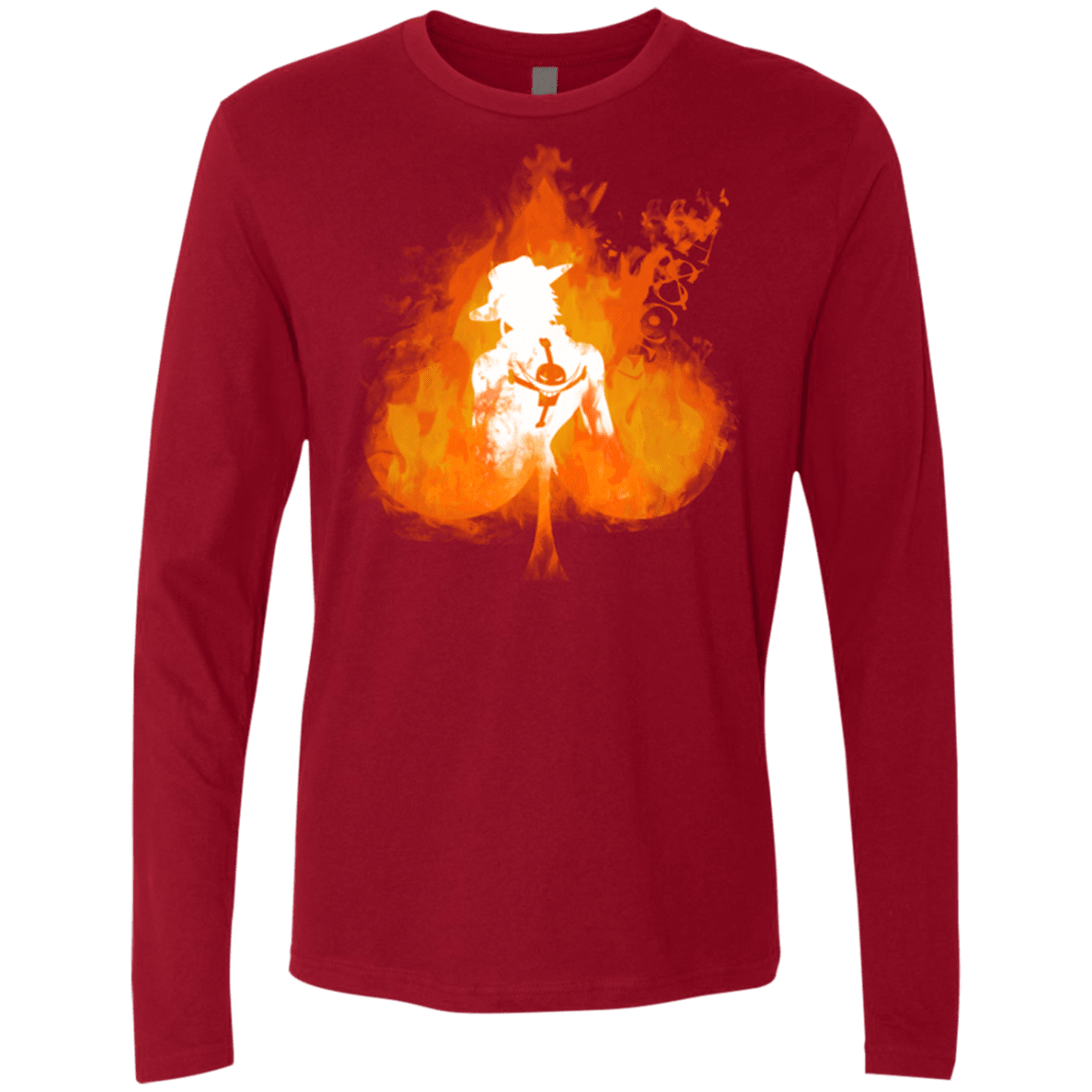 T-Shirts Cardinal / Small Ace one piece Men's Premium Long Sleeve