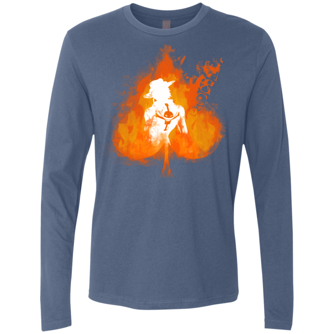 T-Shirts Indigo / Small Ace one piece Men's Premium Long Sleeve