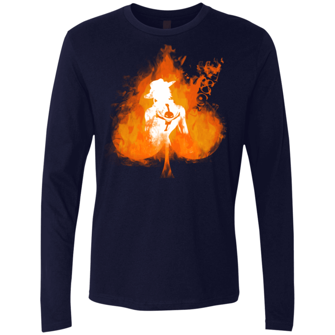 T-Shirts Midnight Navy / Small Ace one piece Men's Premium Long Sleeve