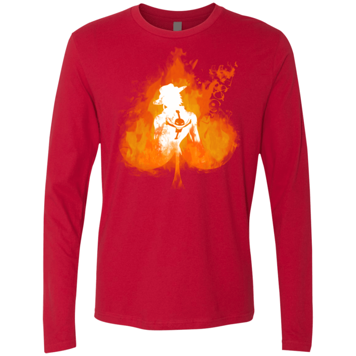 T-Shirts Red / Small Ace one piece Men's Premium Long Sleeve