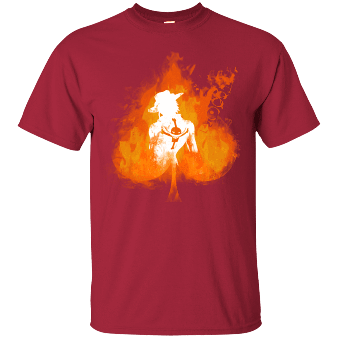 T-Shirts Cardinal / Small Ace one piece T-Shirt