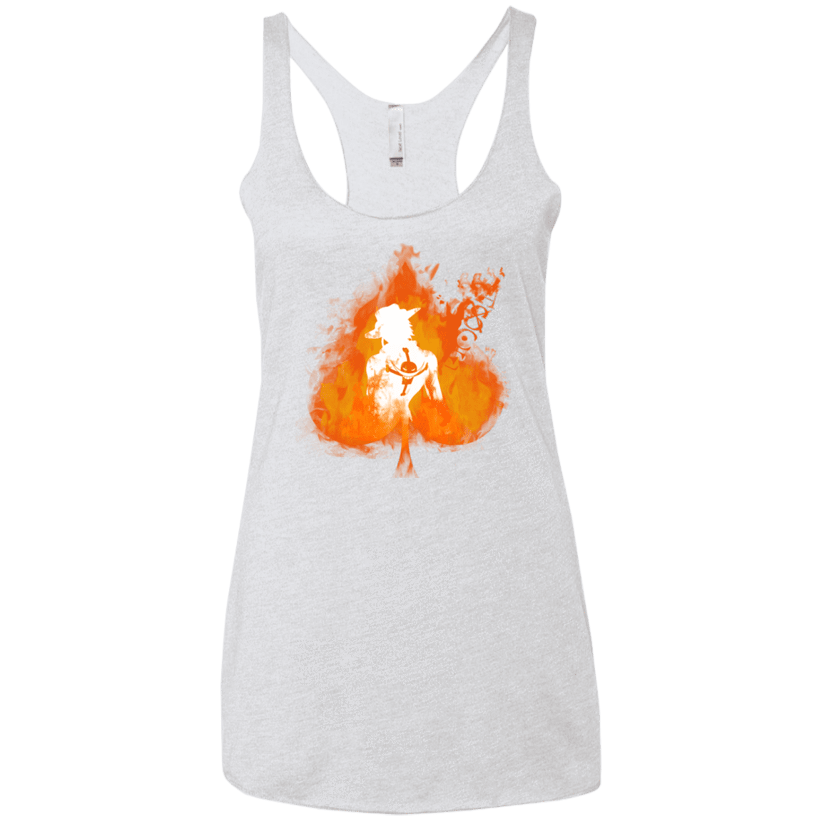 T-Shirts Heather White / X-Small Ace one piece Women's Triblend Racerback Tank