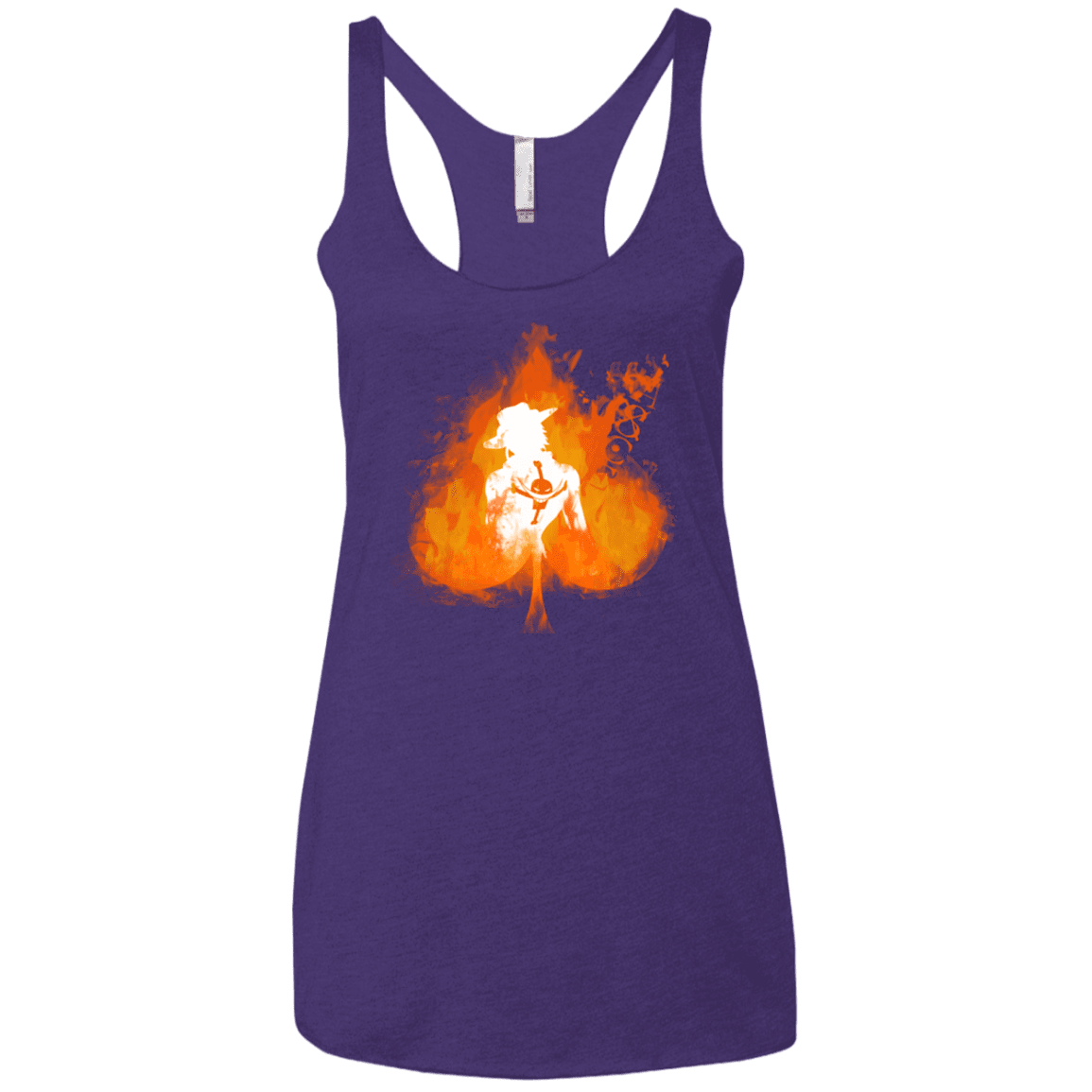 T-Shirts Purple / X-Small Ace one piece Women's Triblend Racerback Tank