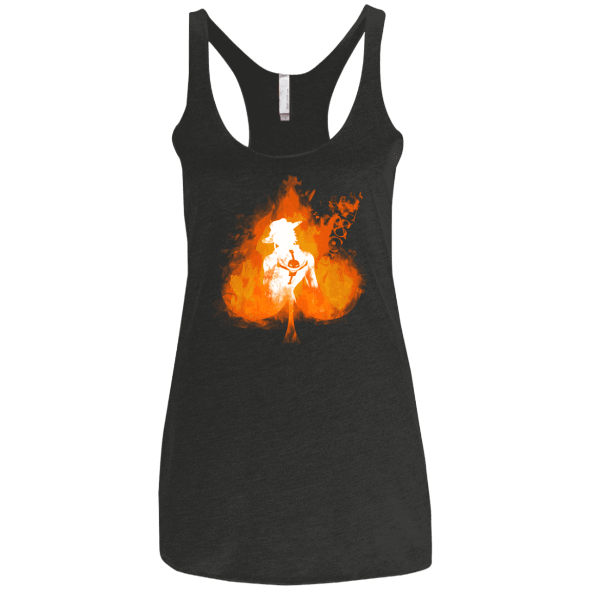 T-Shirts Vintage Black / X-Small Ace one piece Women's Triblend Racerback Tank