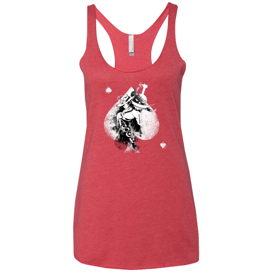 T-Shirts Vintage Red / X-Small Ace W Women's Triblend Racerback Tank