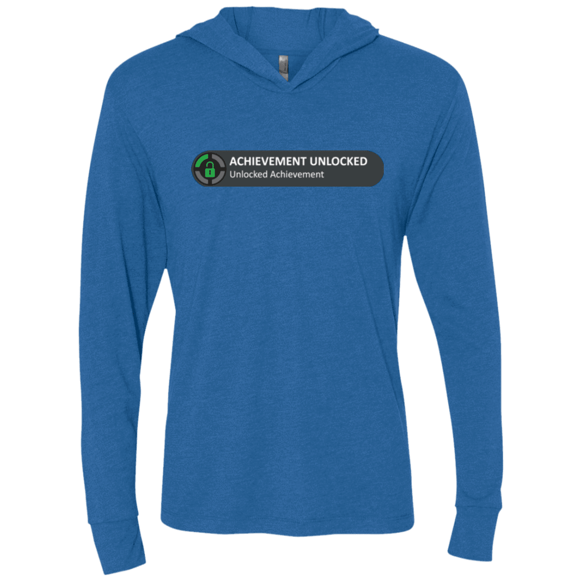 T-Shirts Vintage Royal / X-Small Achievement Triblend Long Sleeve Hoodie Tee