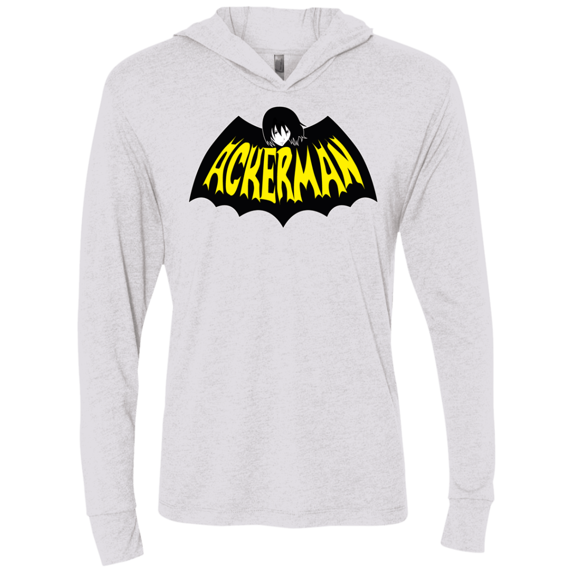 T-Shirts Heather White / X-Small Ackerman Triblend Long Sleeve Hoodie Tee