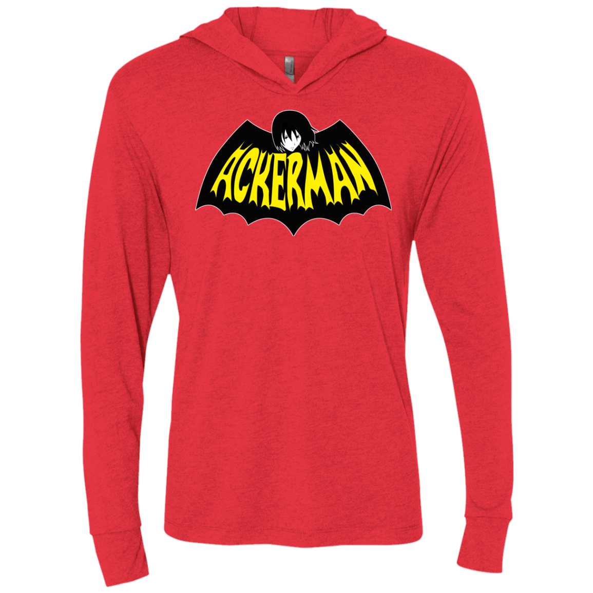 T-Shirts Vintage Red / X-Small Ackerman Triblend Long Sleeve Hoodie Tee