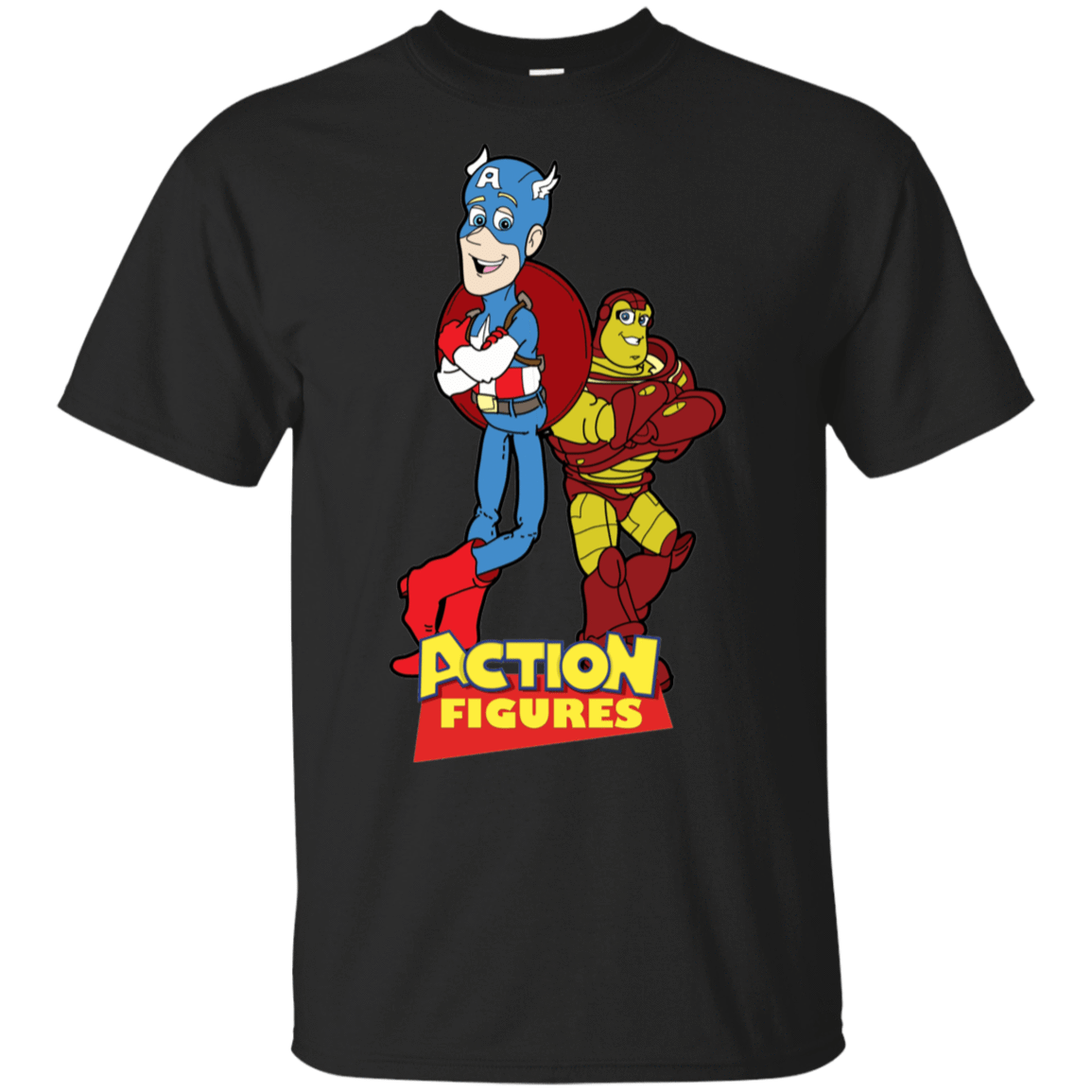 T-Shirts Black / S Action Figures T-Shirt