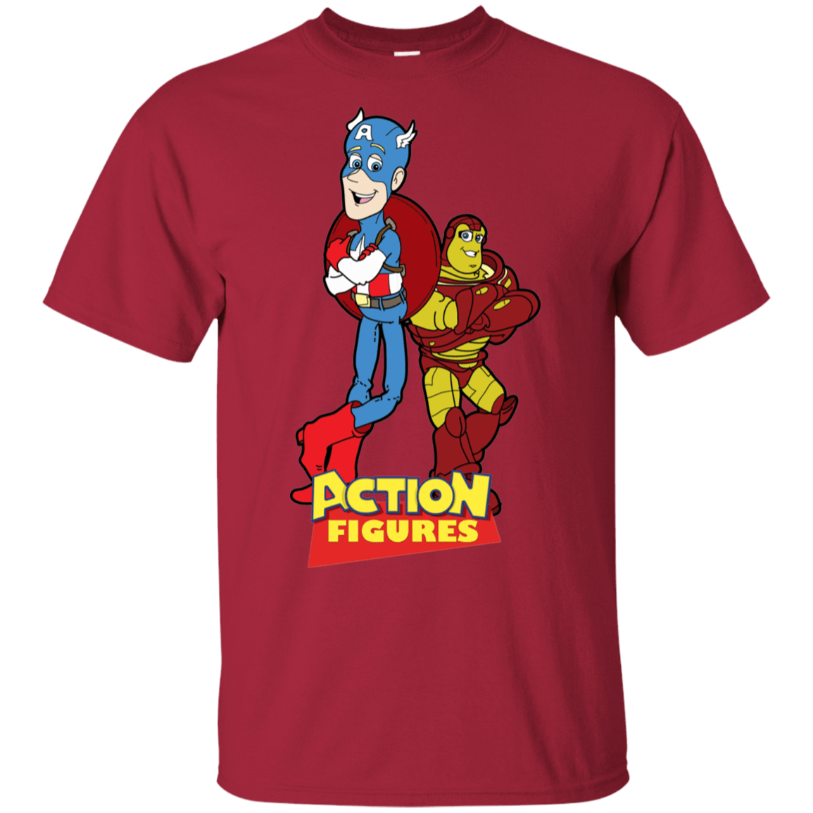 T-Shirts Cardinal / S Action Figures T-Shirt