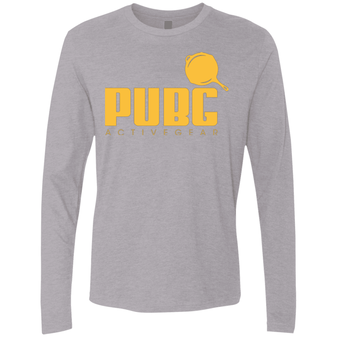 T-Shirts Heather Grey / Small Active Gear Men's Premium Long Sleeve