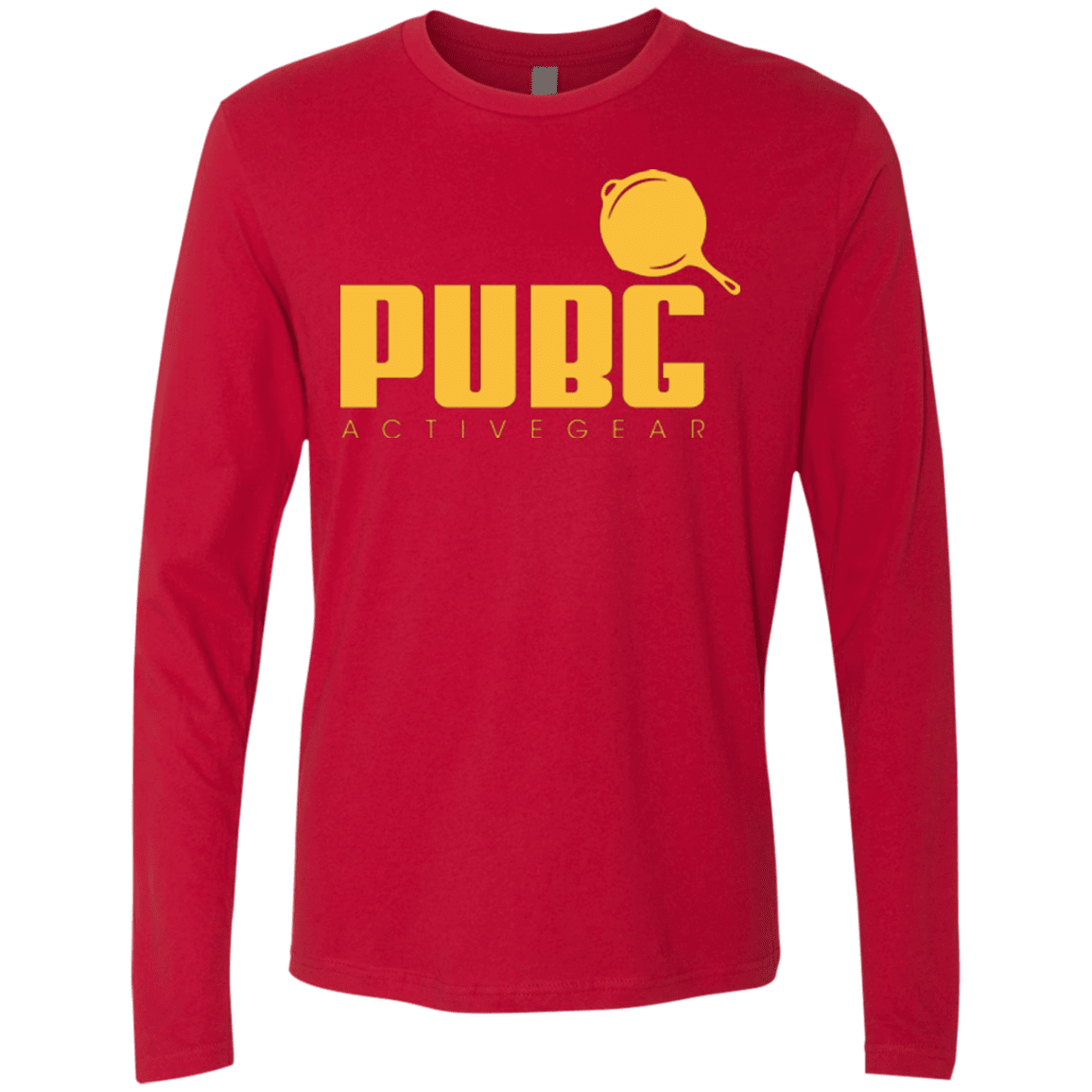 T-Shirts Red / Small Active Gear Men's Premium Long Sleeve