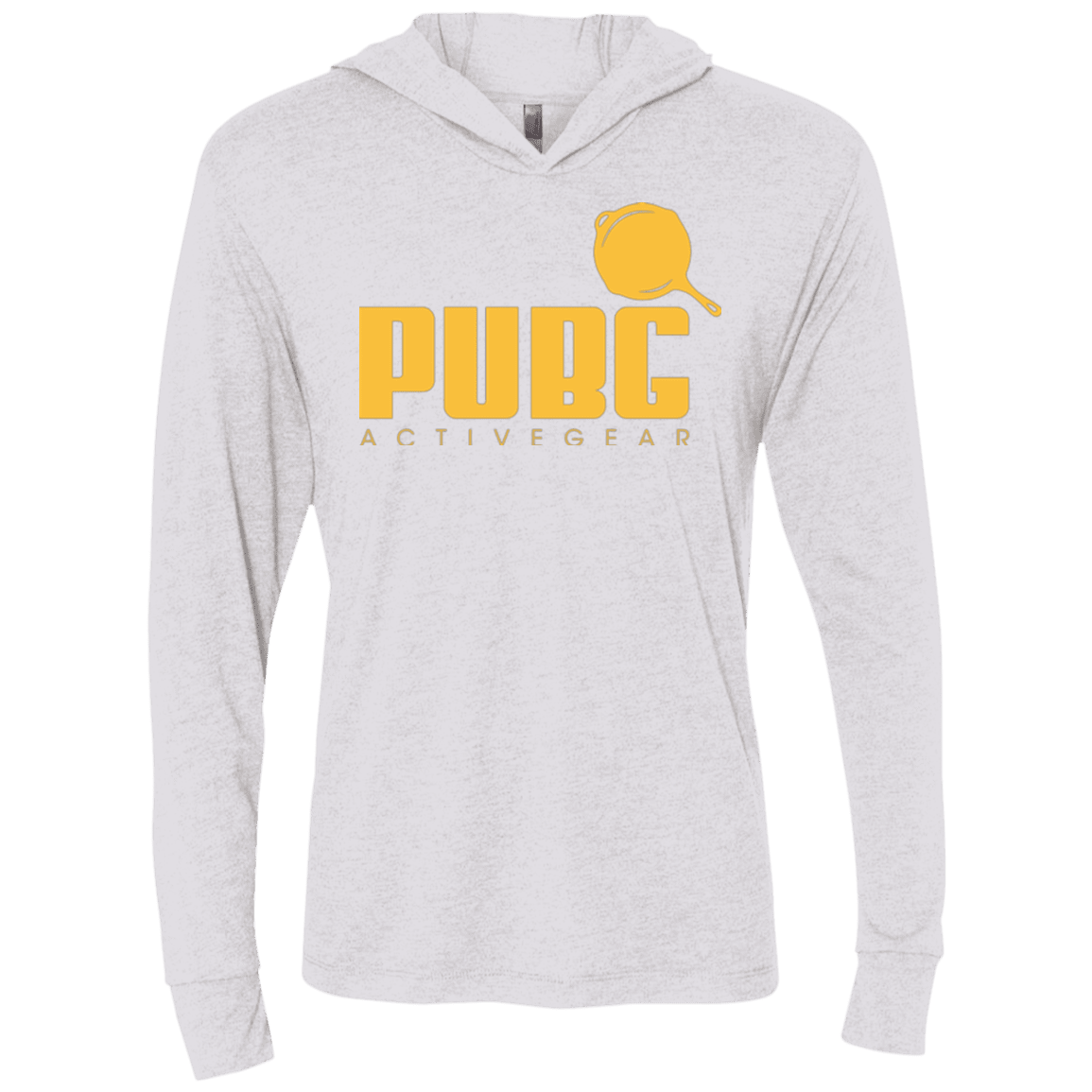 T-Shirts Heather White / X-Small Active Gear Triblend Long Sleeve Hoodie Tee