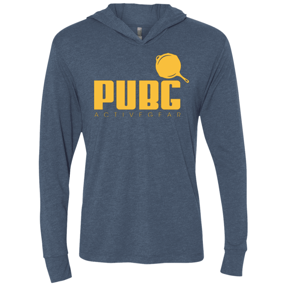 T-Shirts Indigo / X-Small Active Gear Triblend Long Sleeve Hoodie Tee