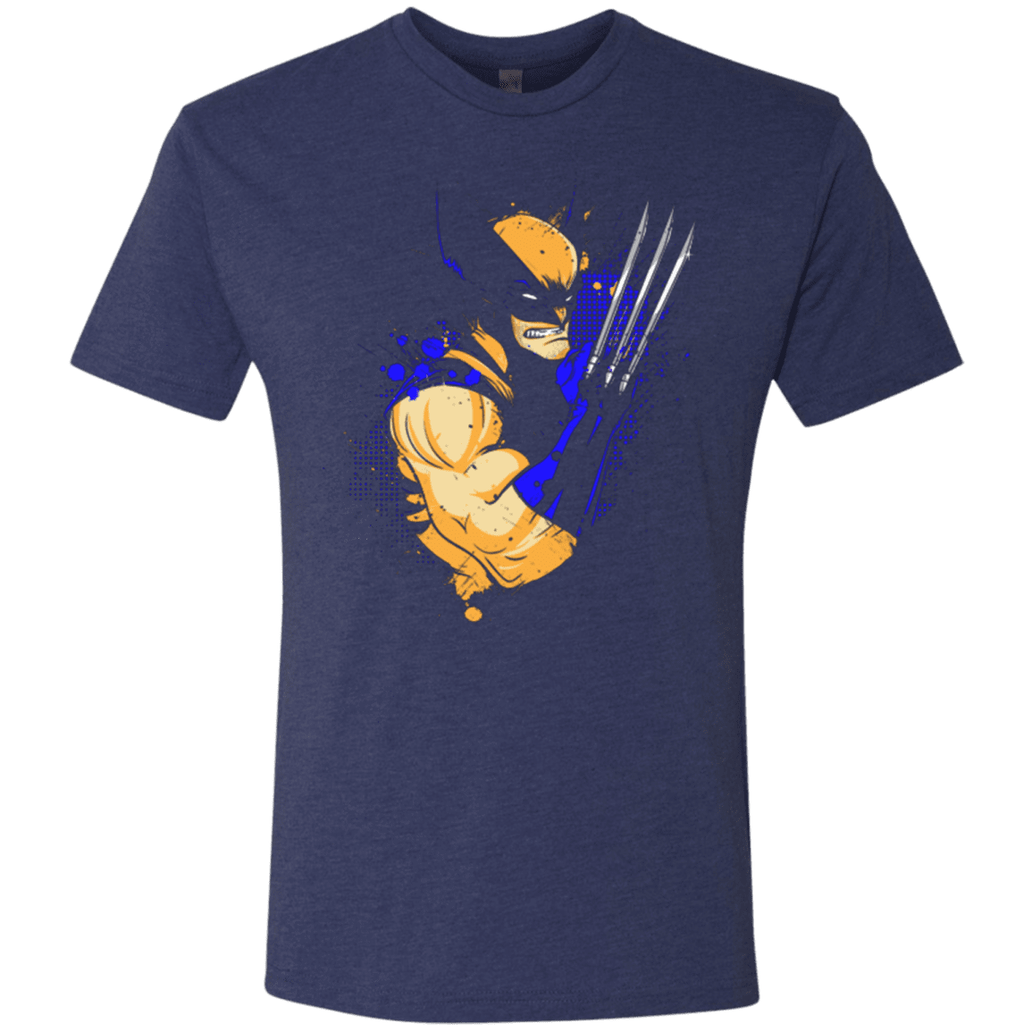 T-Shirts Vintage Navy / Small Adamantium Men's Triblend T-Shirt