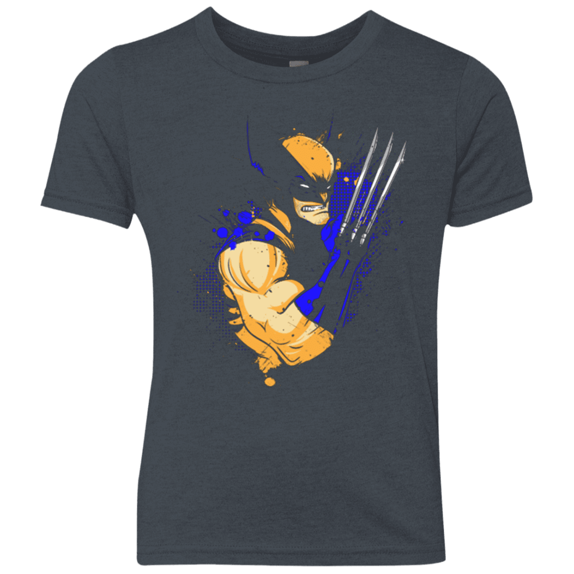 T-Shirts Vintage Navy / YXS Adamantium Youth Triblend T-Shirt
